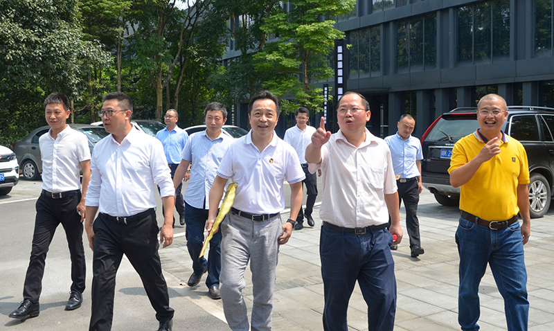 香港有利集团莅临川威连界基地考察交流(图2)